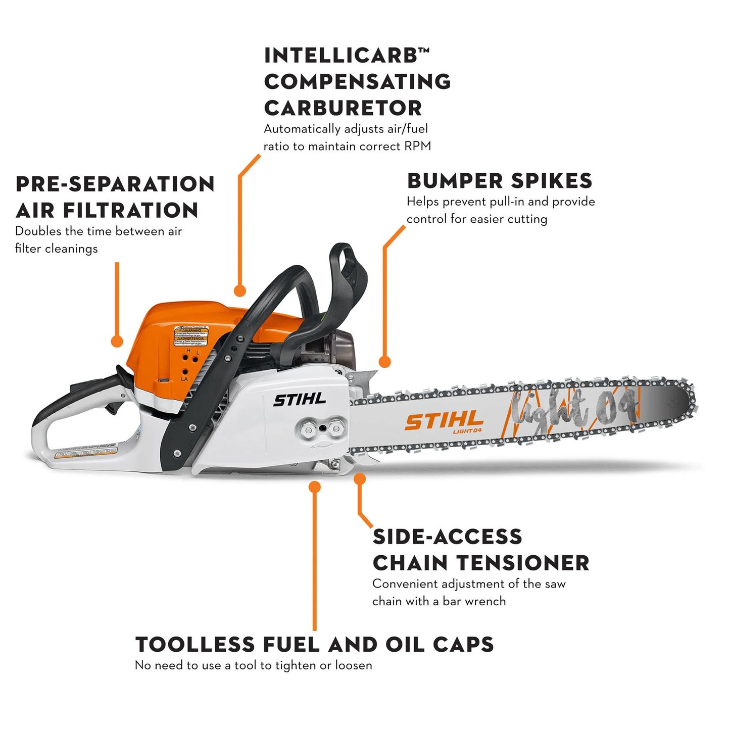 MS 391 Gasoline Chainsaw