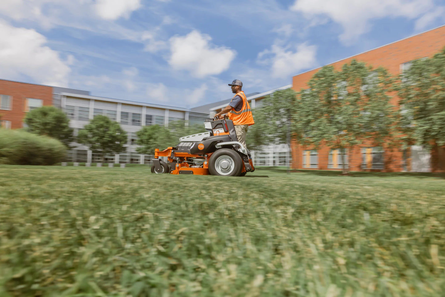 STIHL AZA 700 Series Battery Stand-On Zero Turn Mower